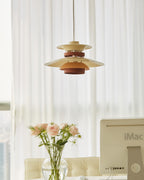 Scandinavian Dome Pendant Light Warm White Minimalist Dining Room Living Room — 3 Sizes