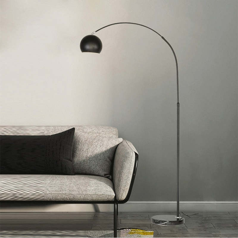 Mira Macaron Modern Fishing Arc Floor Lamp