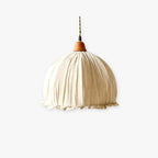 Haloa Vintage Pendant Light Beige, Fabric