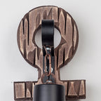 Epoch Anchor Lantern Wall Lamp – Vintage Antique Wooden Bedroom Sconce