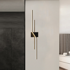 Arisha Modern Minimalist Linear Metal Vanity Wall Light