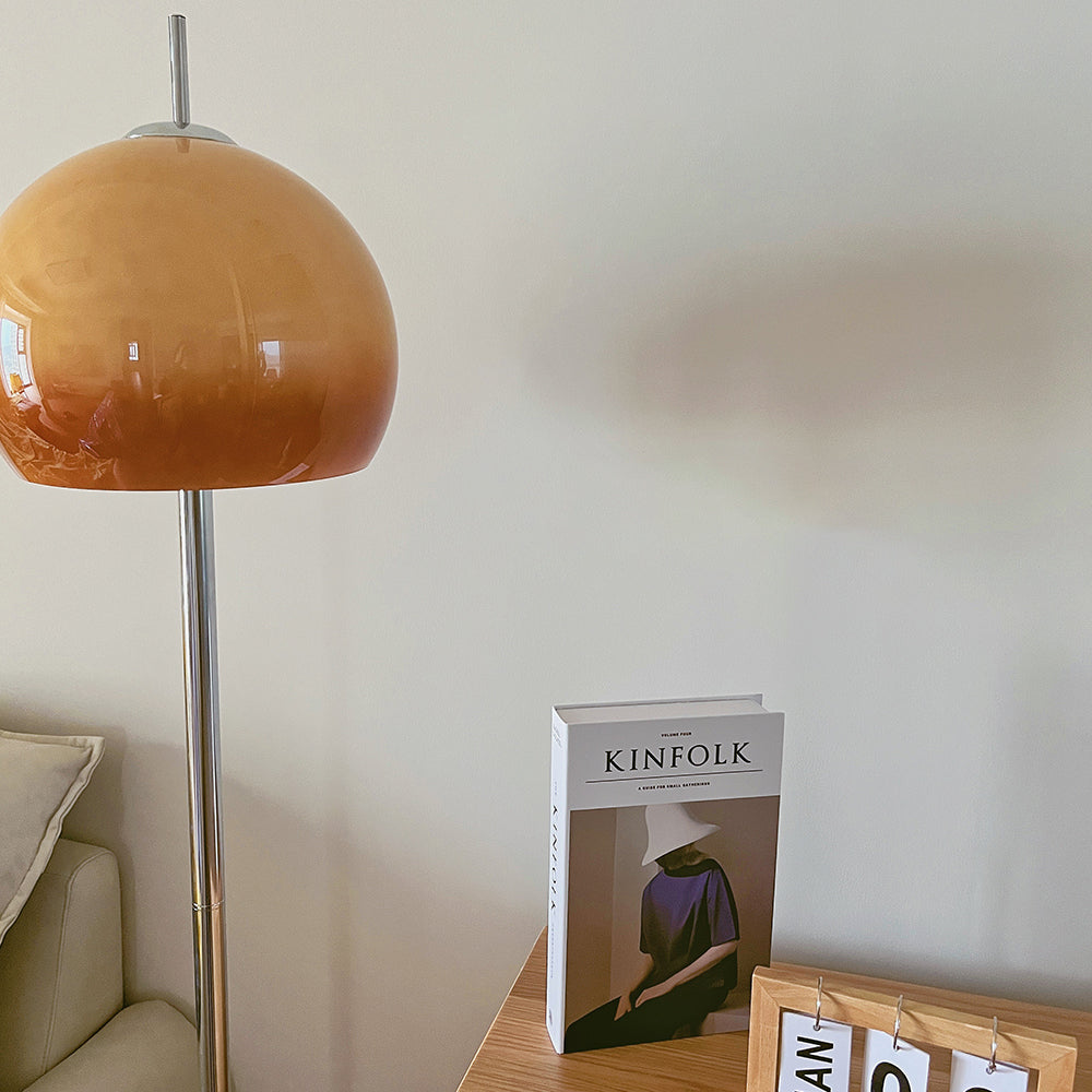 Mira Sunset Dome Glass Floor Lamp