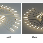 Wesley Modern Home Decoration Fireworks LED Ceiling Light