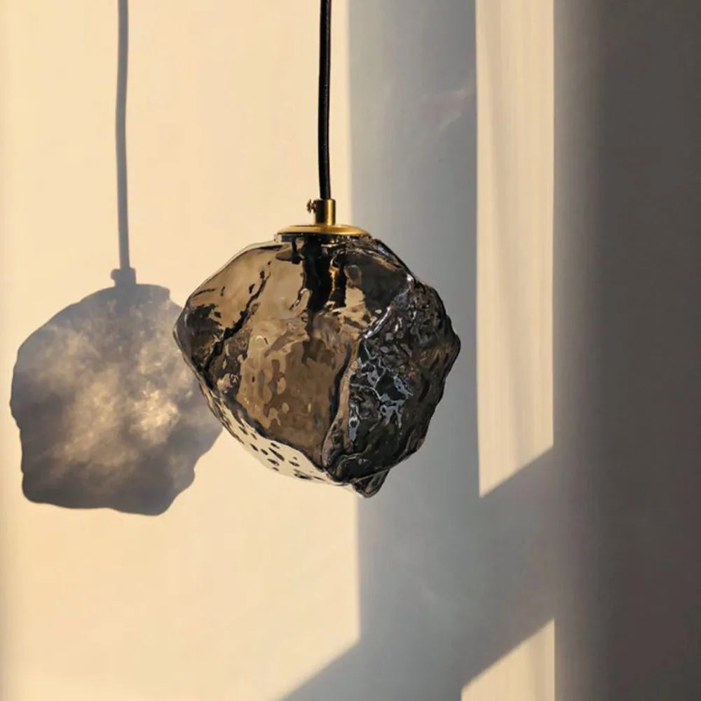 Lava Glass Pendant Light, 4 Colour