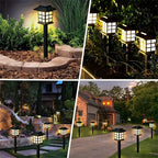 Solar Pathway Lights Waterproof Auto On-Off LED Outdoor Garden Patio IP44 — 6, 12 & 24-Pack