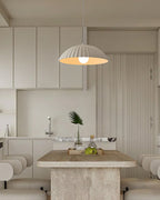 Plaster Dome Pendant Light Handcrafted Warm LED Dining Room Living Room Hallway — 3 Variants