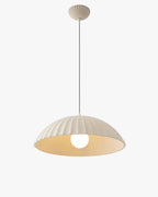 Plaster Dome Pendant Light Handcrafted Warm LED Dining Room Living Room Hallway — 3 Variants