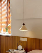 Acrylic Cone Pendant Light Modern Minimalist LED Warm White Dining Room Kitchen Island — White