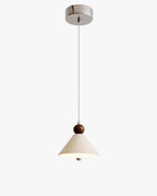 Acrylic Cone Pendant Light Modern Minimalist LED Warm White Dining Room Kitchen Island — White