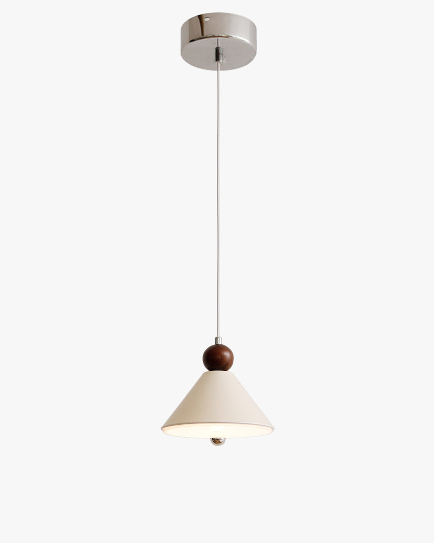Acrylic Cone Pendant Light Modern Minimalist LED Warm White Dining Room Kitchen Island — White