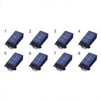 Solar Multi-Zoom Spotlight Waterproof LED Landscape Garden Tree — Warm White & RGB Singles to 4-Pack