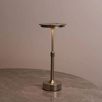 Rise Cordless LED Table Lamp Rechargeable Minimalist Restaurant Bar Bedside — Orange Black Silver Gold