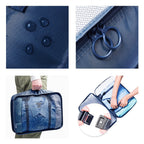 7-Piece Travel Packing Cubes Set – Suitcase Clothing Organizer Bags for Luggage, Mesh Packing Cubes & Travel Storage Bags