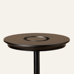 Rise Cordless LED Table Lamp Rechargeable Minimalist Restaurant Bar Bedside — Orange Black Silver Gold