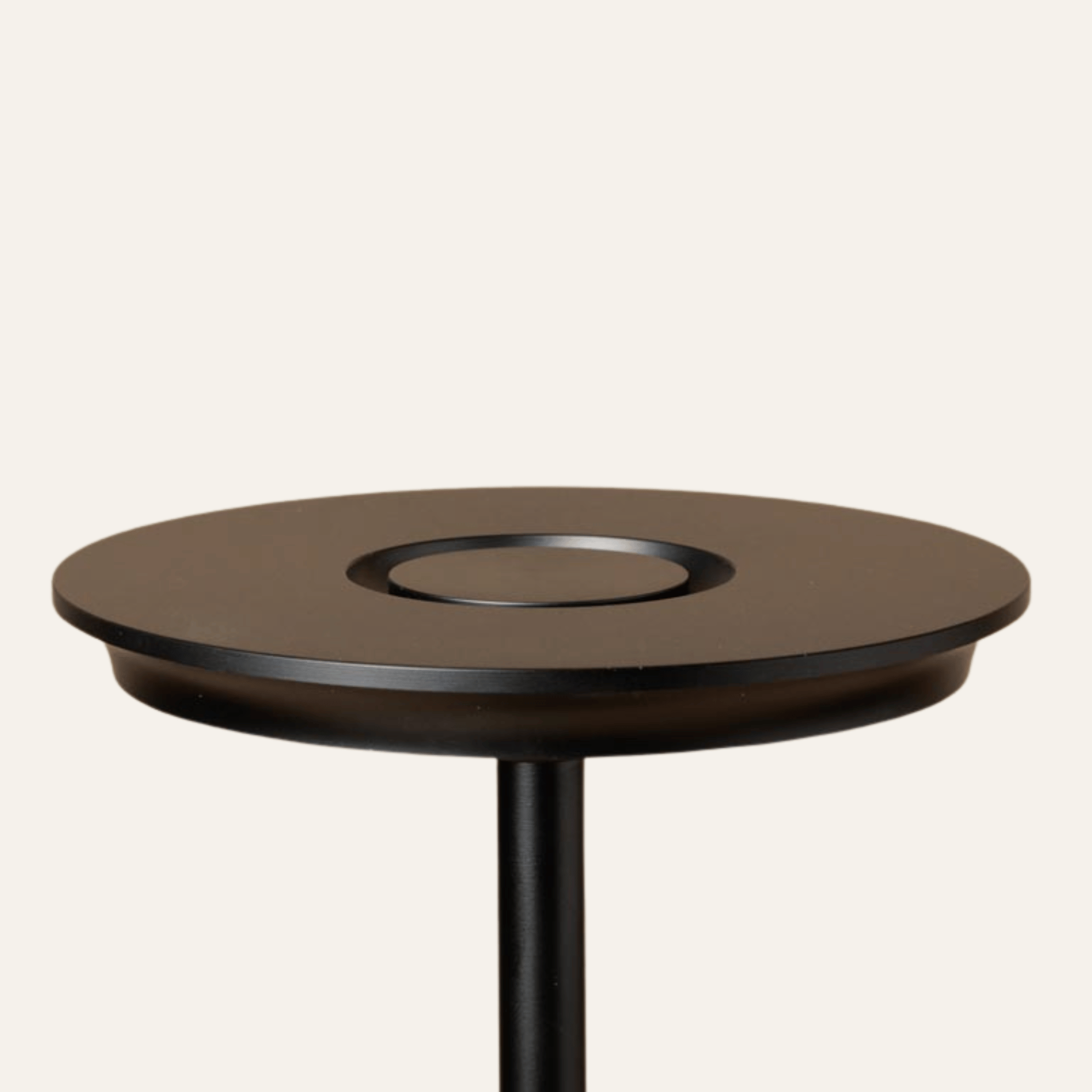 Rise Cordless LED Table Lamp Rechargeable Minimalist Restaurant Bar Bedside — Orange Black Silver Gold