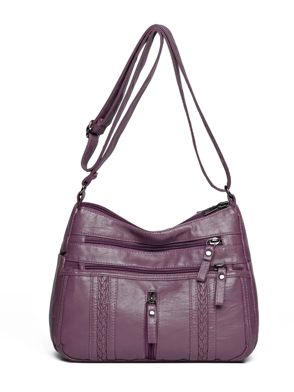 Sac porté épaule en cuir à bandoulière réglable