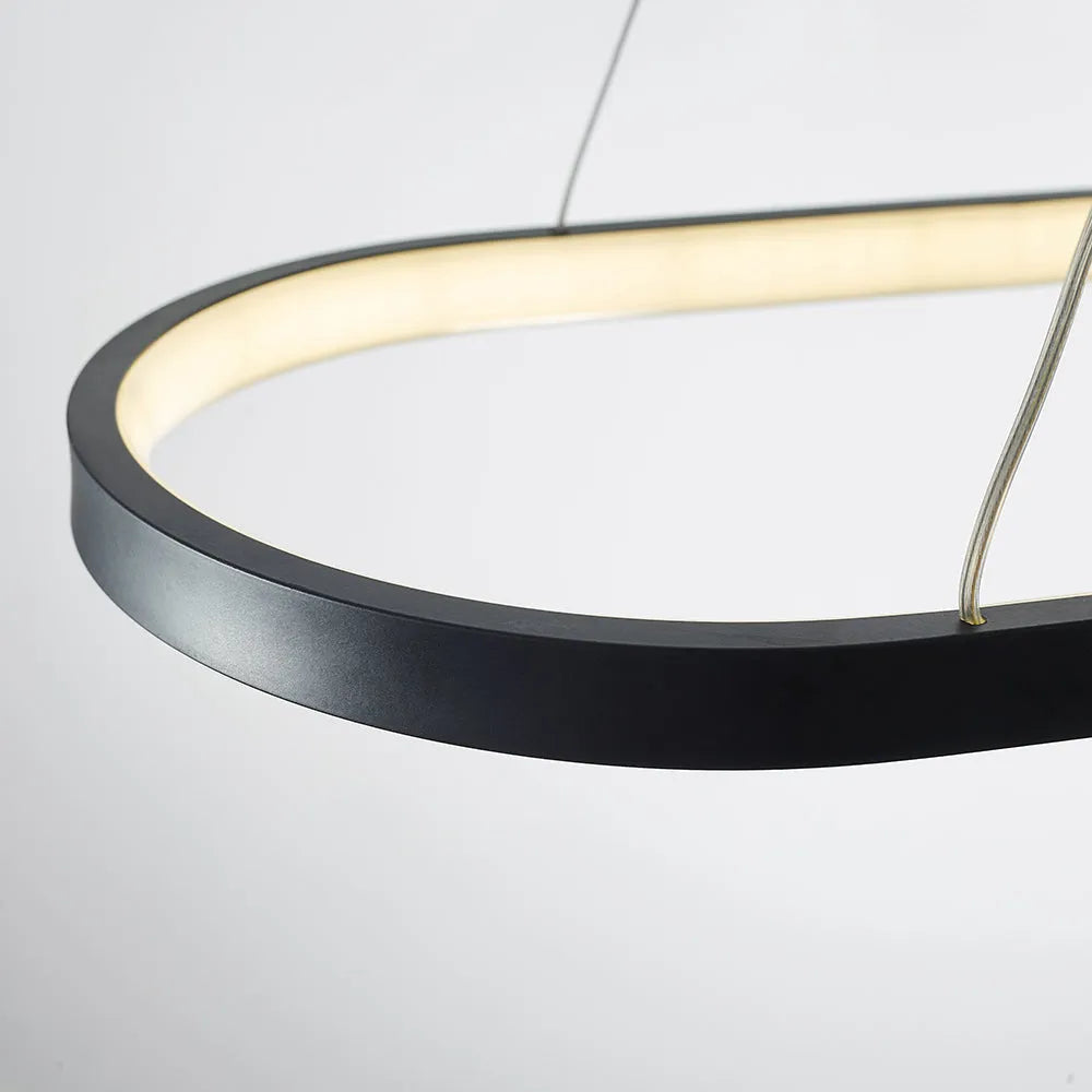 Junel Minimalist Oval Interior Hanging Pendant Light