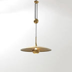 Pyra Minimalist Metal Pendant Light, Gold