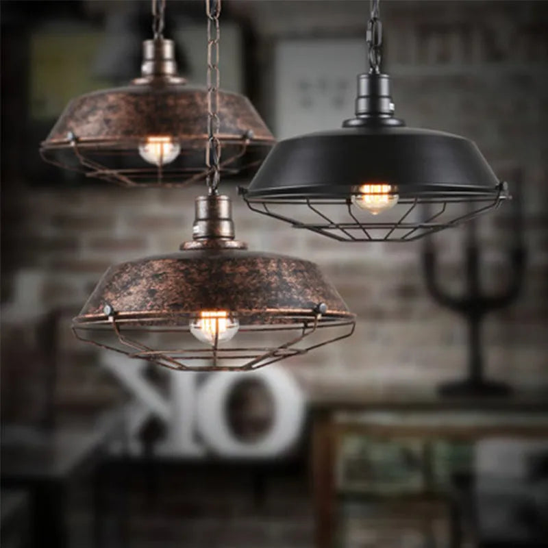 Epoch Rustic Black Industrial Pendant Light Shade
