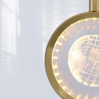 Kristy Morden Spherical Metal Pendant Light, Gold