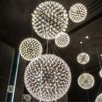 Arisha Firework Art Deco Orbit Shade Pendant Light