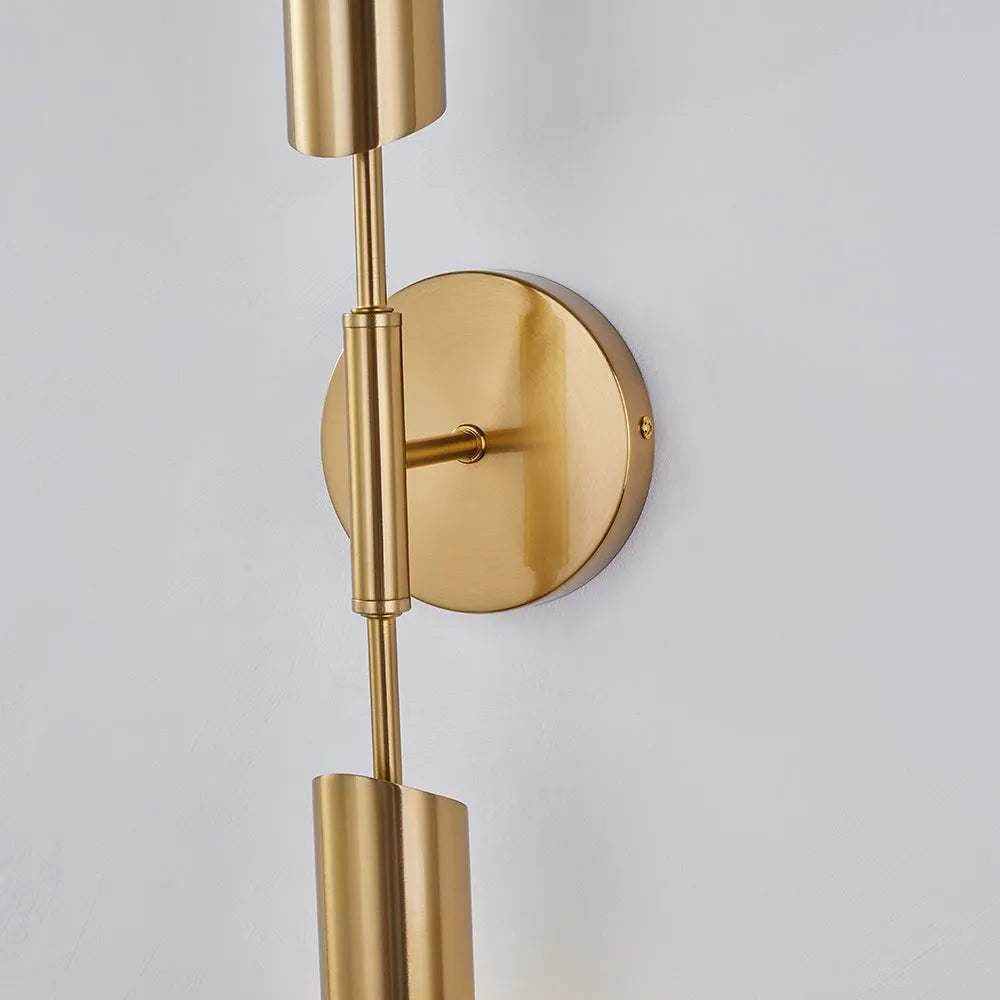 Phira Luxury Double-Head Gold Scabbard Wall Lamp