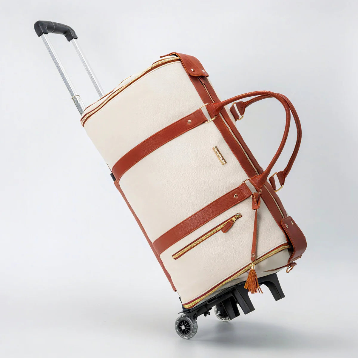 Amazirhub Foldable Garment Travel Bag with Wheels