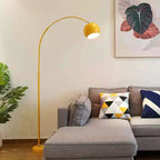 Mira Macaron Modern Fishing Arc Floor Lamp