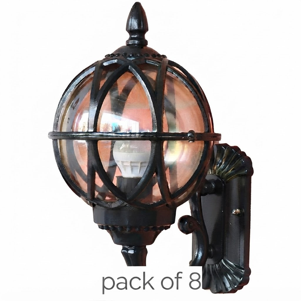 Bird's Nest Outdoor Wall Light Lantern Vintage Black Bronze Waterproof — 8 to 12 Inch Singles & Sets