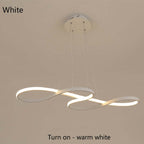 Durell Musical Note Pendant Light, Black & Gold