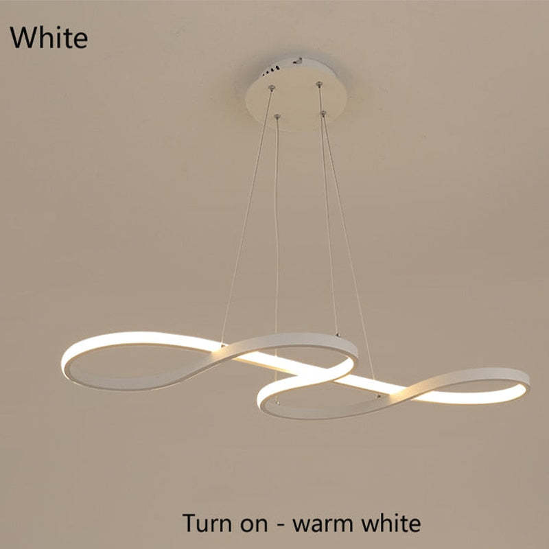 Durell Musical Note Pendant Light, Black & Gold