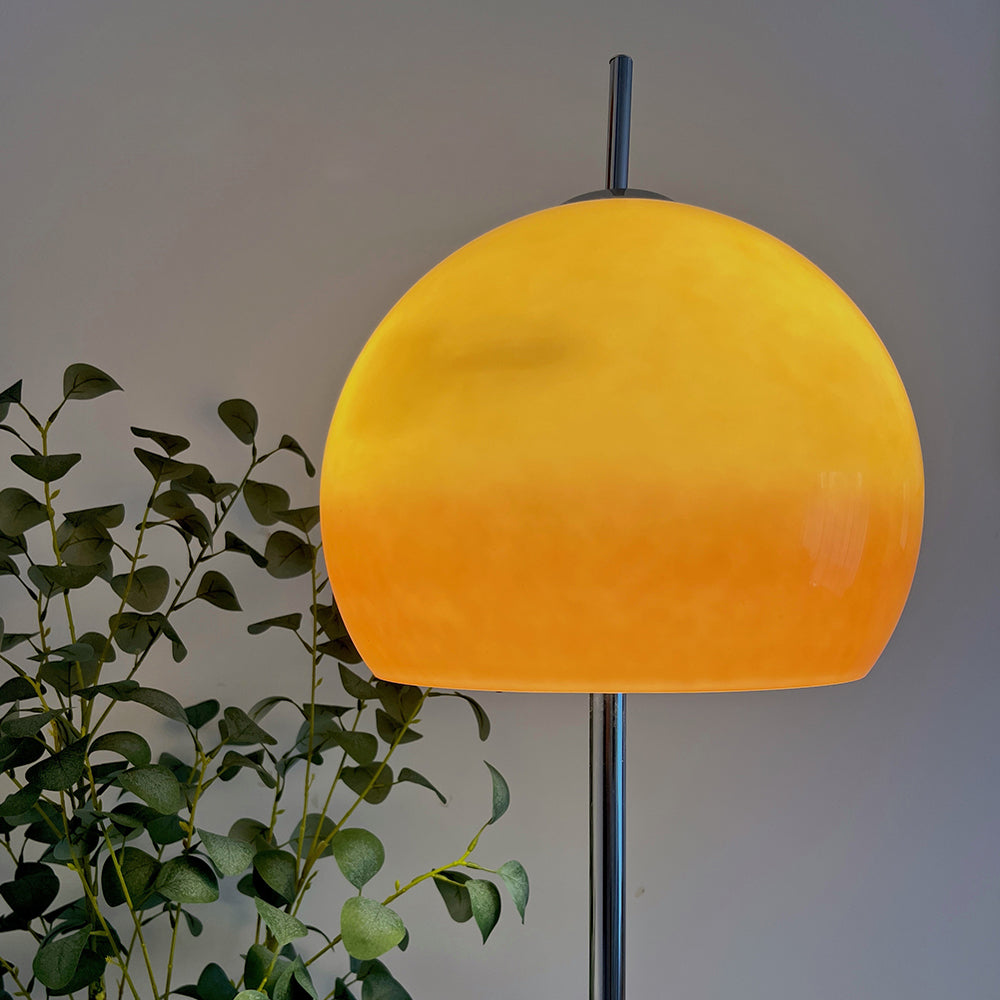 Mira Sunset Dome Glass Floor Lamp