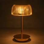 Jellyfish LED Table Lamp Rechargeable Touch Control Bedside Dining Restaurant
