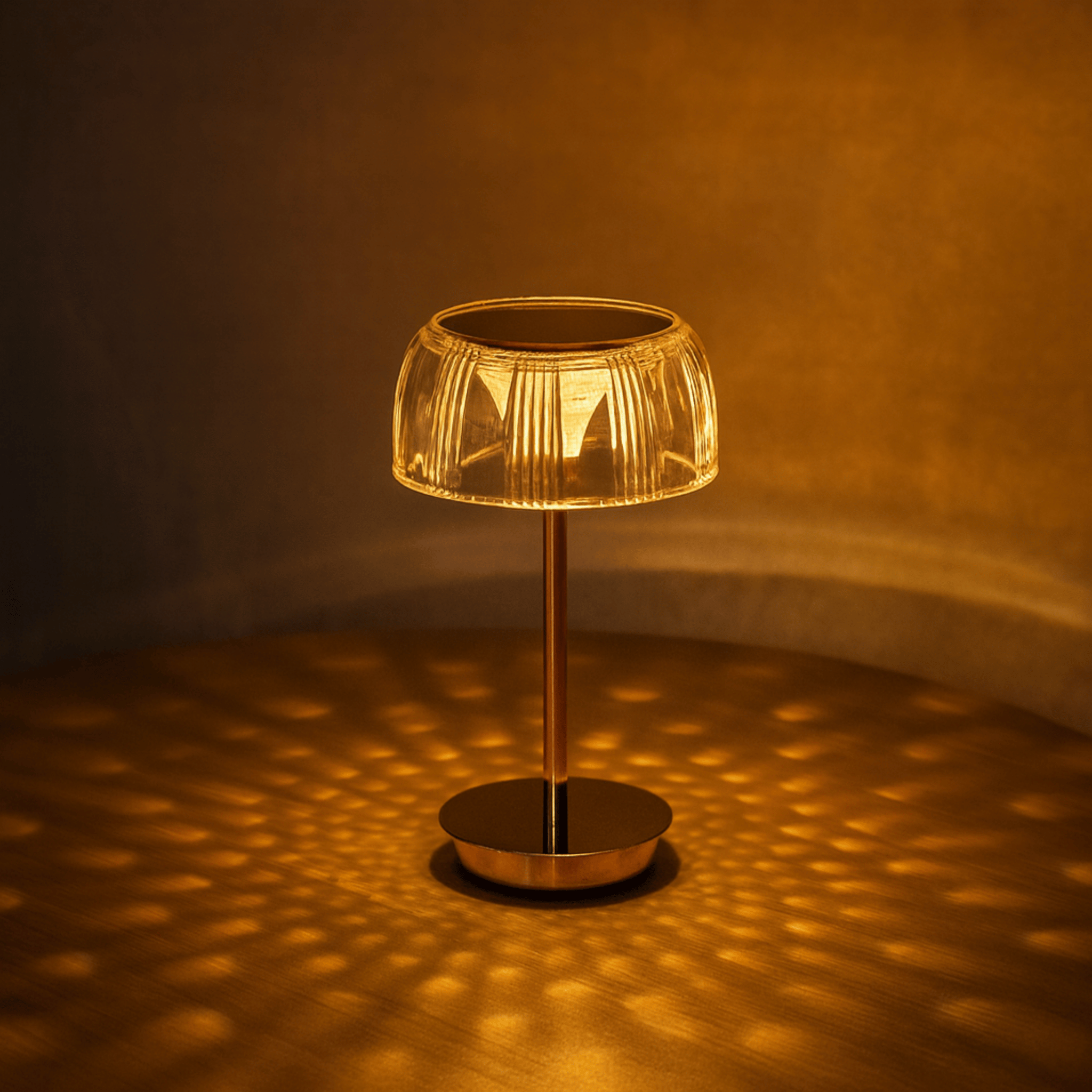 Jellyfish LED Table Lamp Rechargeable Touch Control Bedside Dining Restaurant
