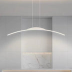 Floa Minimalist Linear Metal Remote Control Pendant Light