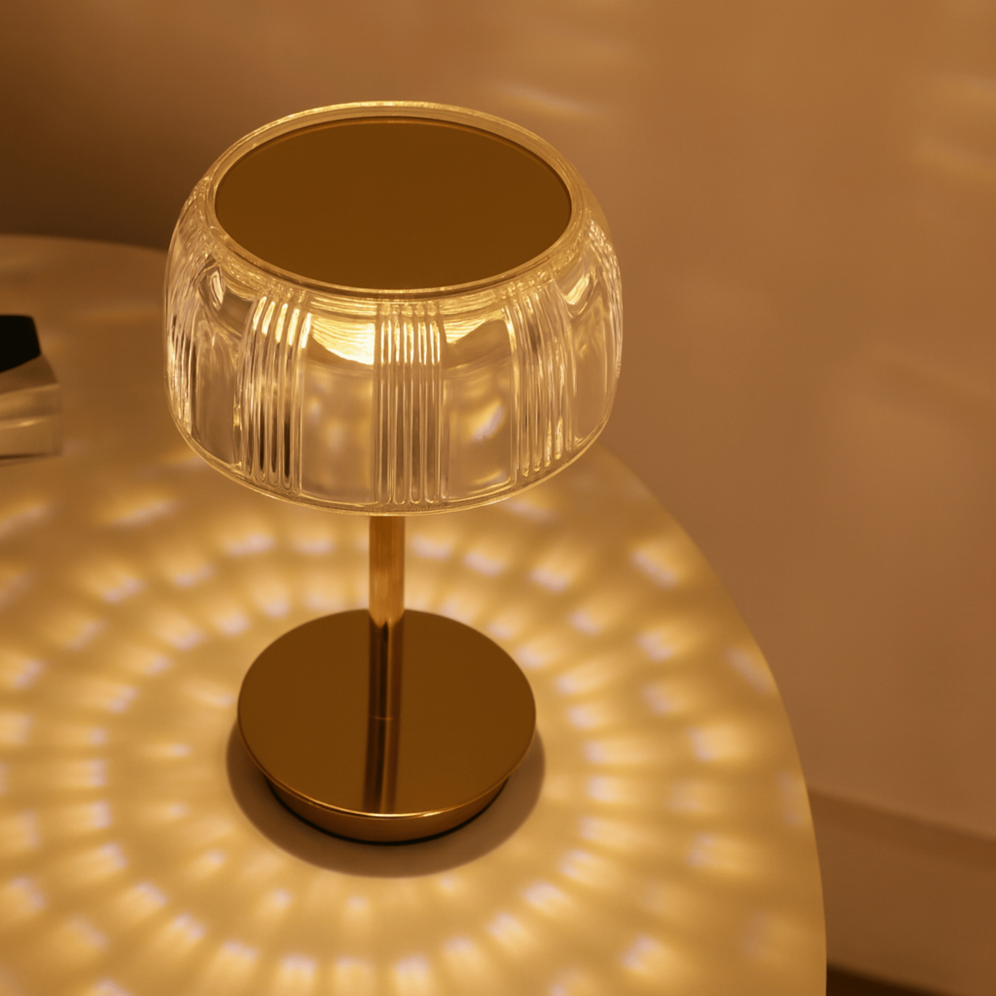 Jellyfish LED Table Lamp Rechargeable Touch Control Bedside Dining Restaurant