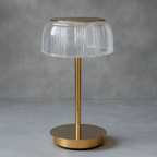 Jellyfish LED Table Lamp Rechargeable Touch Control Bedside Dining Restaurant