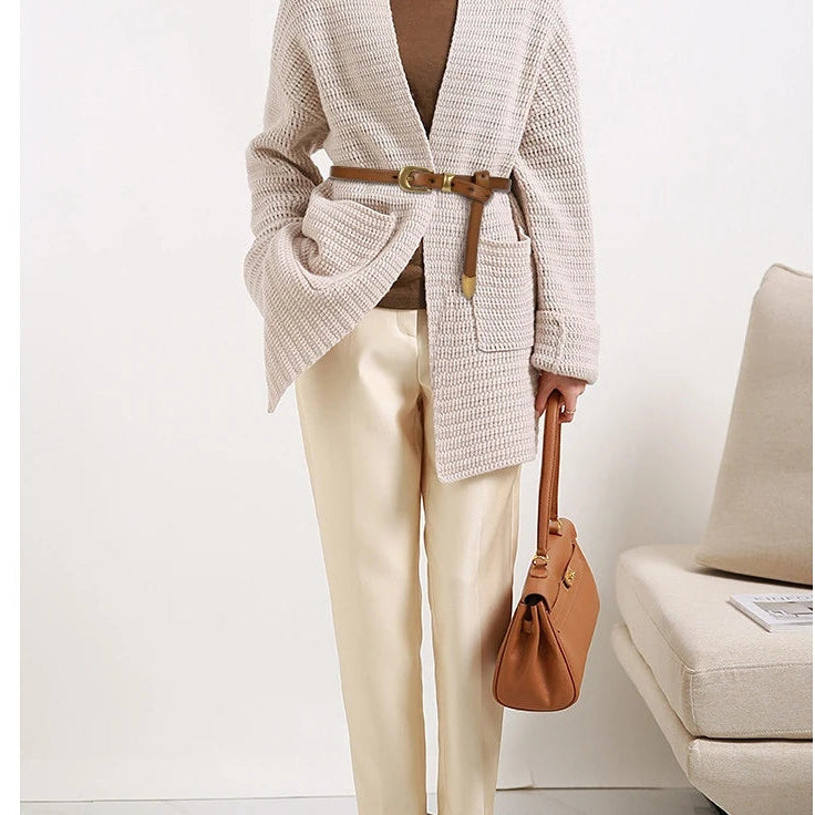 Leather Belt – Women’s Full Grain Cowhide Slim Waist Belt