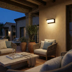 Motion Sensor Outdoor Wall Light Matte Black Waterproof IP66