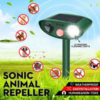 Ultrasonic Solar Deer Repeller – Motion Sensor Animal Deterrent for Garden & Yard