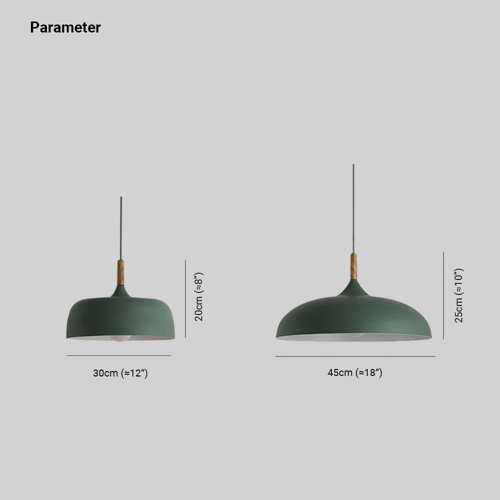 Aria  Modern Pendant Light Dome Macaron  Dining Room