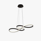 Durell Musical Note Pendant Light, Black & Gold