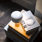 GlowCap Mini Rechargeable Touch LED Table Lamp Bedside Warm White