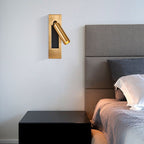 Ray Traditional Adjustable Metal Wall Spotlight – Black & Gold
