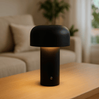 GlowCap Mini Rechargeable Touch LED Table Lamp Bedside Warm White