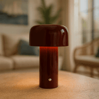 GlowCap Mini Rechargeable Touch LED Table Lamp Bedside Warm White