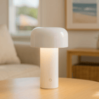GlowCap Mini Rechargeable Touch LED Table Lamp Bedside Warm White