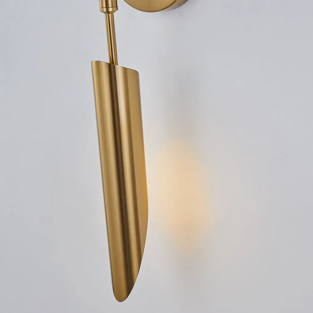 Phira Luxury Double-Head Gold Scabbard Wall Lamp
