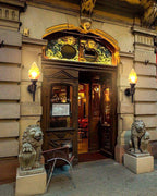 Torch Outdoor Wall Light Retro Flame Style LED Waterproof Porch Garden Entrance — Black Bronze