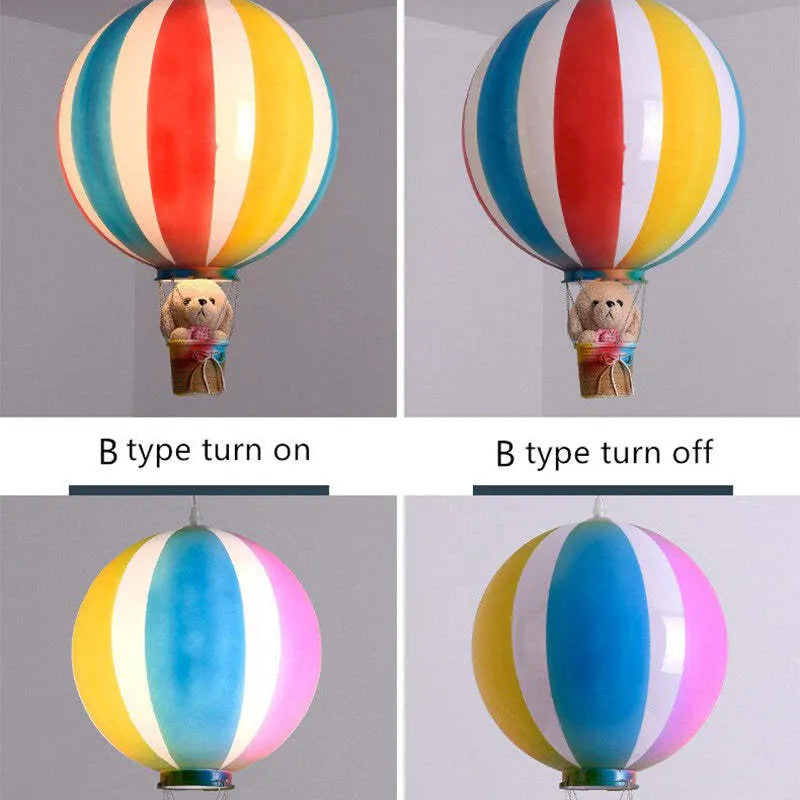 Aria Creative Colorful Balloon Pendant Light, Bedroom